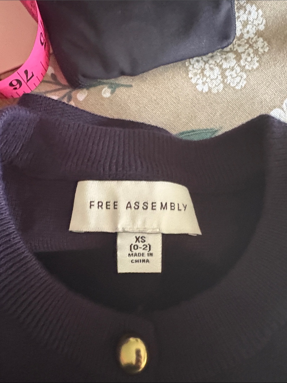NWT free assembly XS sailing sweater boating - Picture 7 of 7